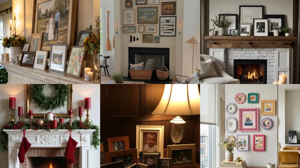 20 Mantel Decor With Picture Frames Ideas and Related Displays to Try
