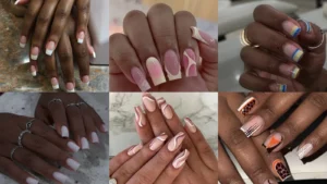 20 Medium Square Nail Ideas With French Tips, Flowers and Swirls