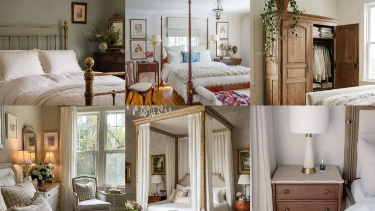 20 New Heritage Bedroom Ideas With Pretty Patterns and Classic Details