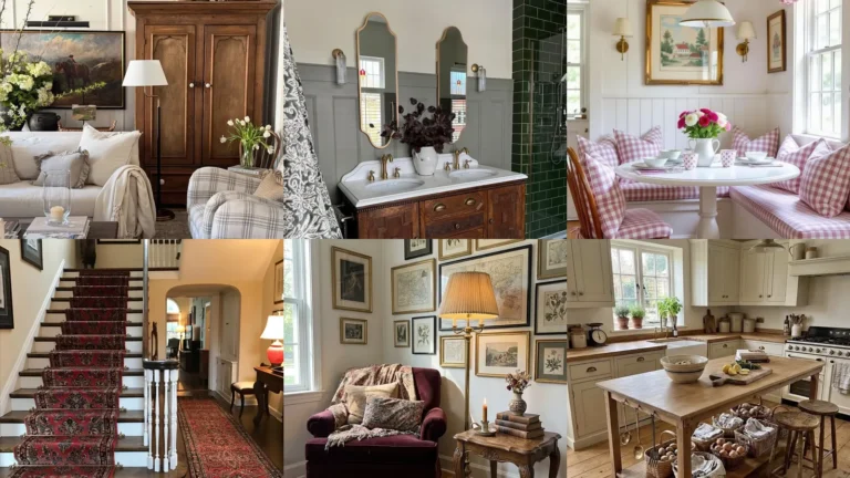 20 New Heritage Decor Ideas With Florals, Checks and Collected Details