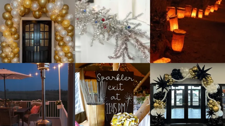 20 Outdoor New Years Decorations With Lights, Stars and Sparkle