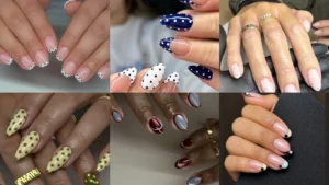 20 Polka Dot French Tip Nails and More Pretty Manicure Ideas