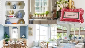 20 Preppy Home Decor Ideas With Stripes, Florals and Pretty Color