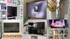 20 Preppy TV Stand Decor Ideas With Color, Bows and Pretty Details