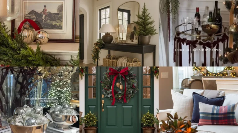 20 Ralph Lauren-Inspired Christmas Decor Ideas With Plaid, Bows and Greenery