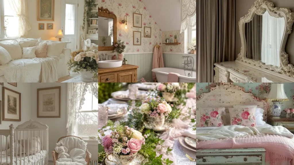 20 Shabby Chic Home Decor Ideas With Florals and Pretty Vintage-Style Details