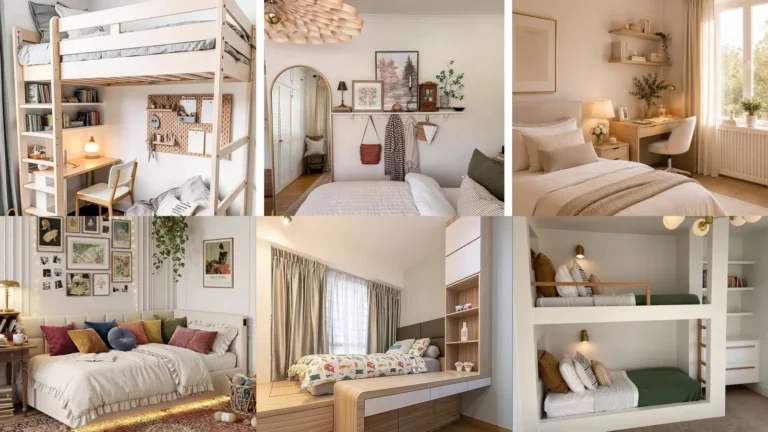 20 Small Space Bedroom Ideas With Clever Storage and Pretty Details
