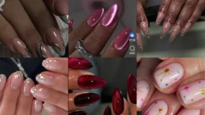 20 Sparkly New Years Eve Nails With Glitter, Stars and Shiny Tips