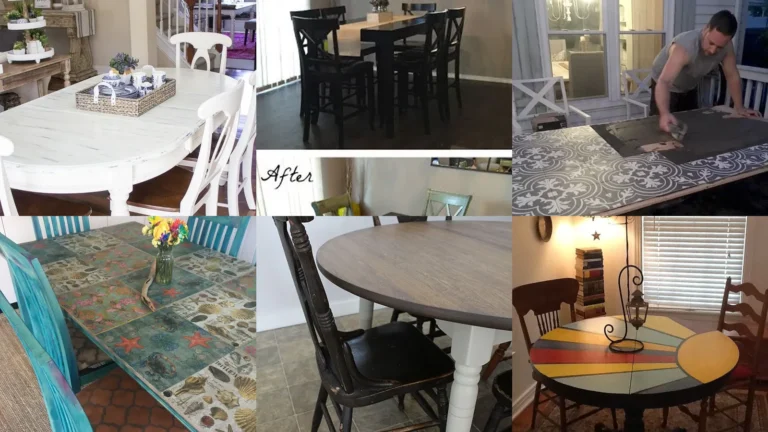 20+ Stunning Table Transformation Ideas Dining Room Makeovers