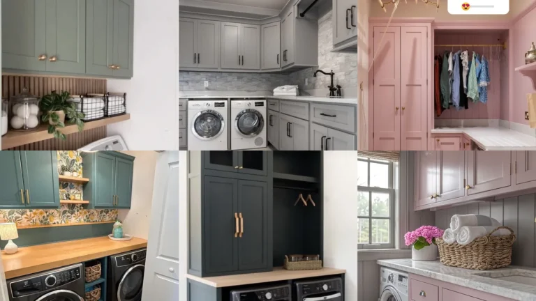 20 Utility Room Cabinet Colors From Soft Sage to Dusty Pink