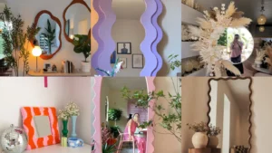 13+ Stunning Wavy Mirror Decoration Ideas That Transform Walls